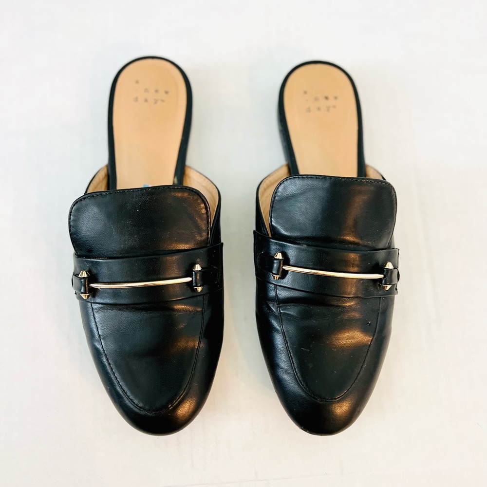 Black loafers